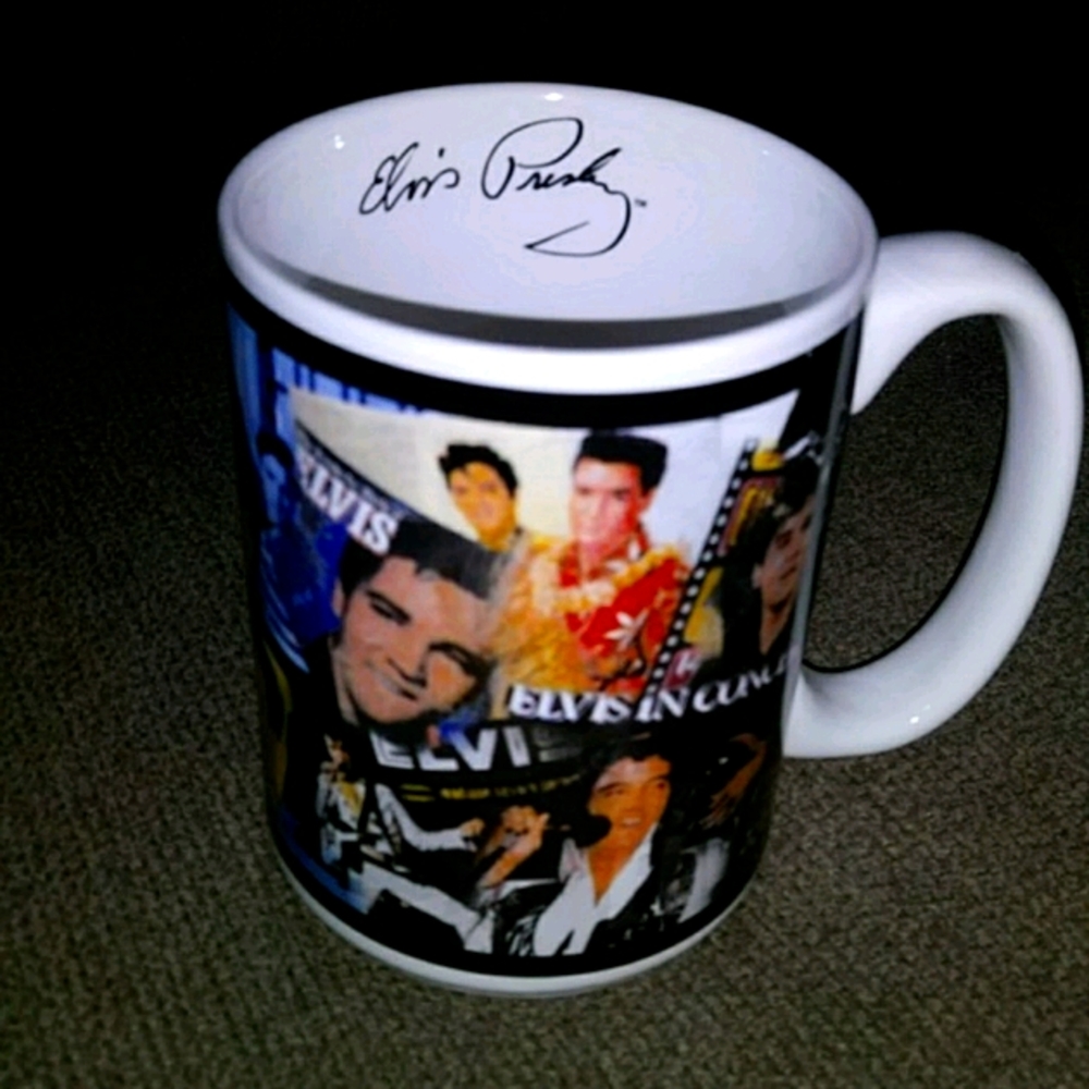 Elvis coffee cup